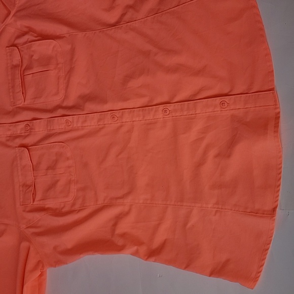 Columbia Omni-Shade Sun Protection Long Sleeve Neon Fishing Shirt / XL. - Picture 6 of 14